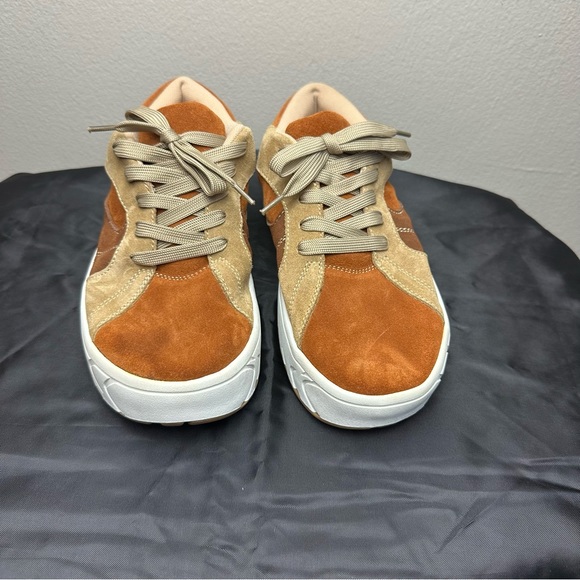 Jeffrey Campbell Limit Platform Brown Suede Sneaker Sz 6.5 - Picture 2 of 6